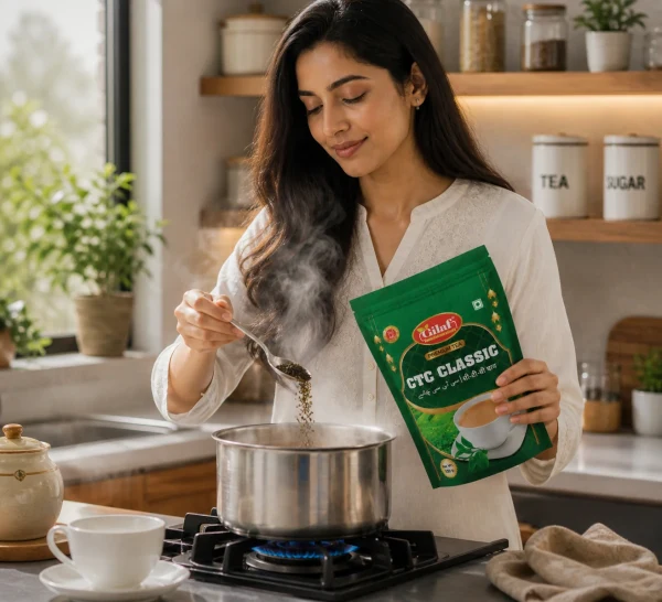 Gilaf CTC Classic Black Tea پریمیم آسام چائے پاؤڈر 500 گرام