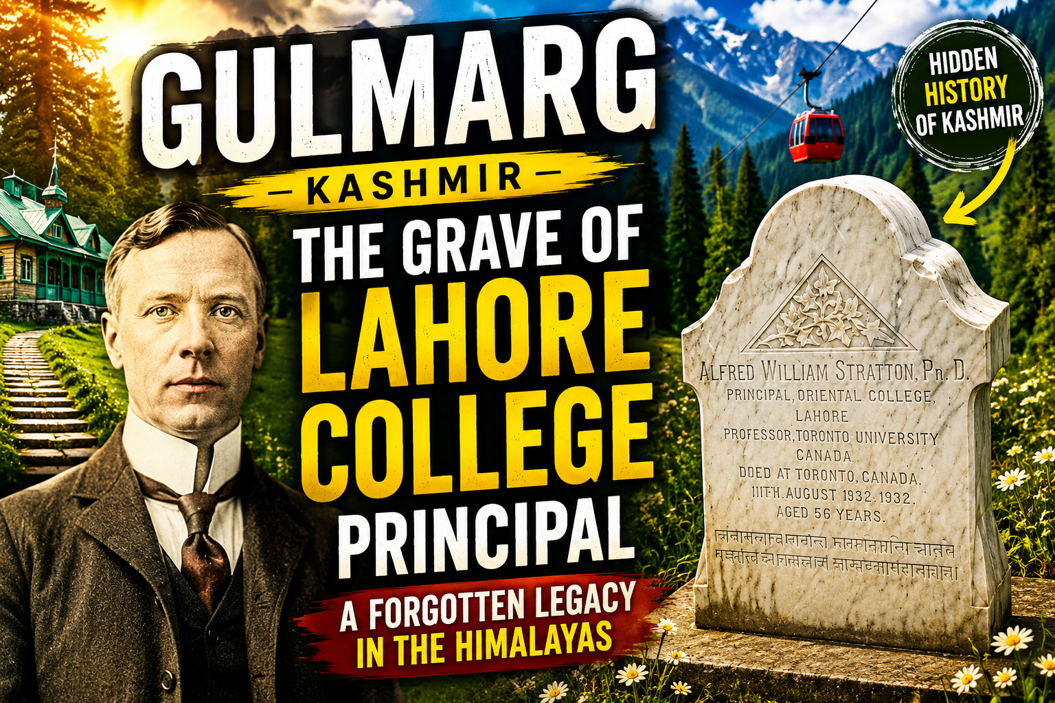 From Lahore to Gulmarg: The Forgotten Grave of Alfred William Stratton